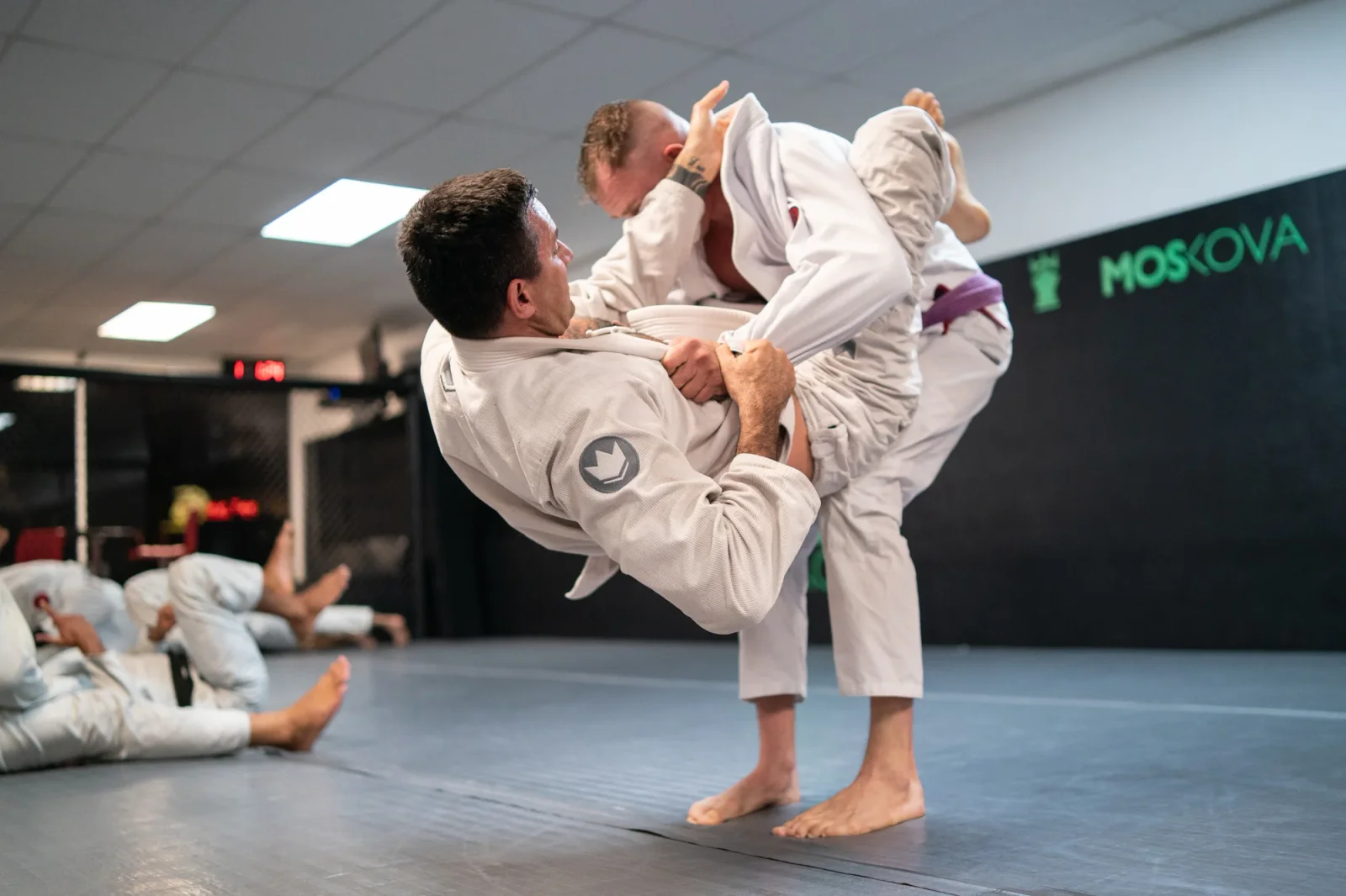 Brazilian Jiu-jitsu at the gym
