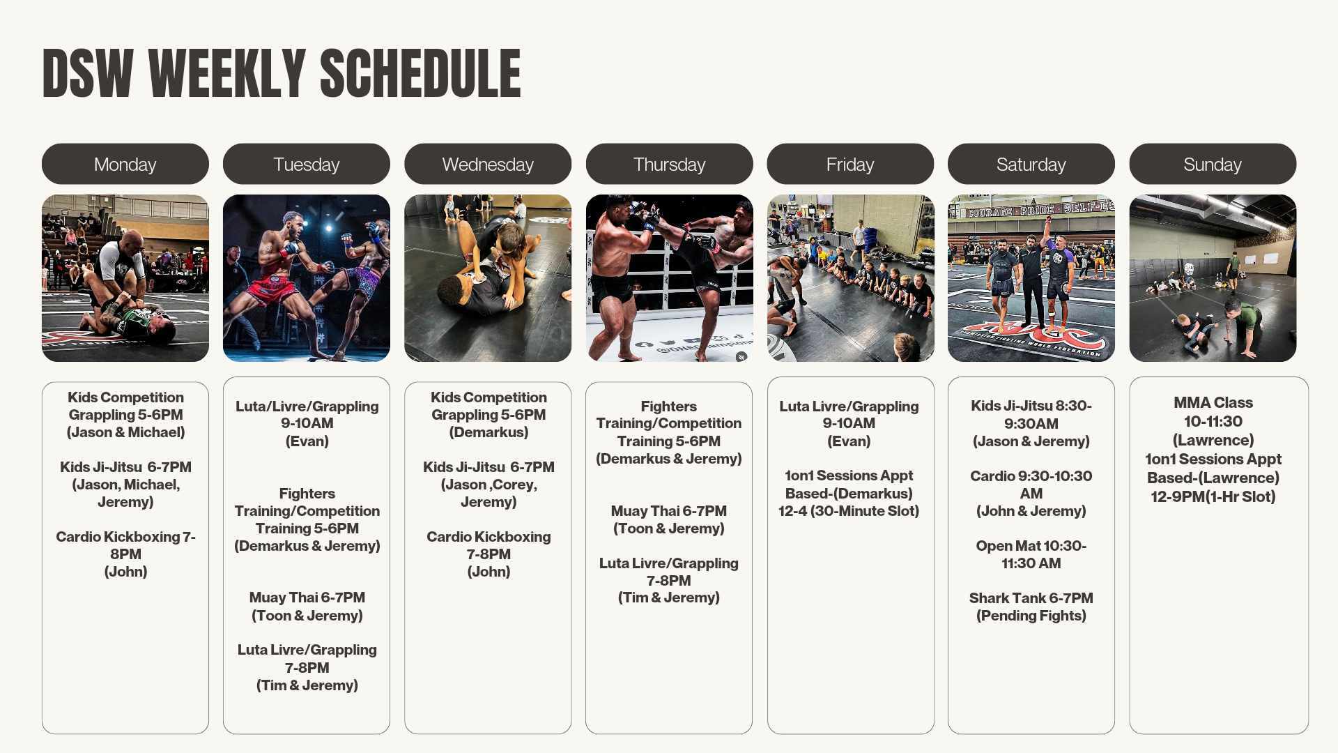 Exterior or interior of DeLaRosa Submission Wrestling Academy