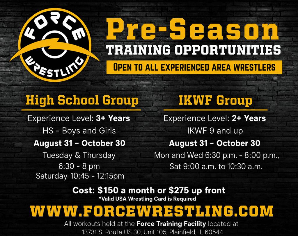 Exterior or interior of Force Elite Youth Wrestling Club
