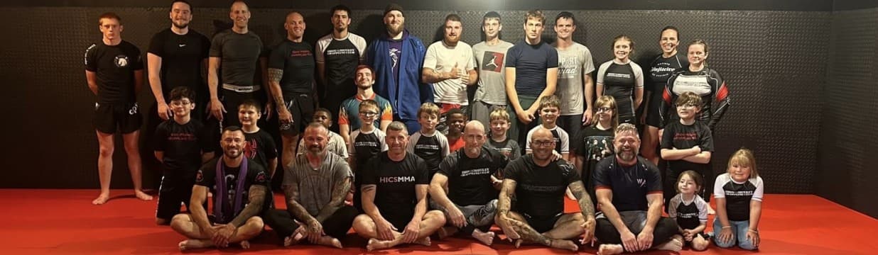 Exterior or interior of Iron Monkey Grappling Club