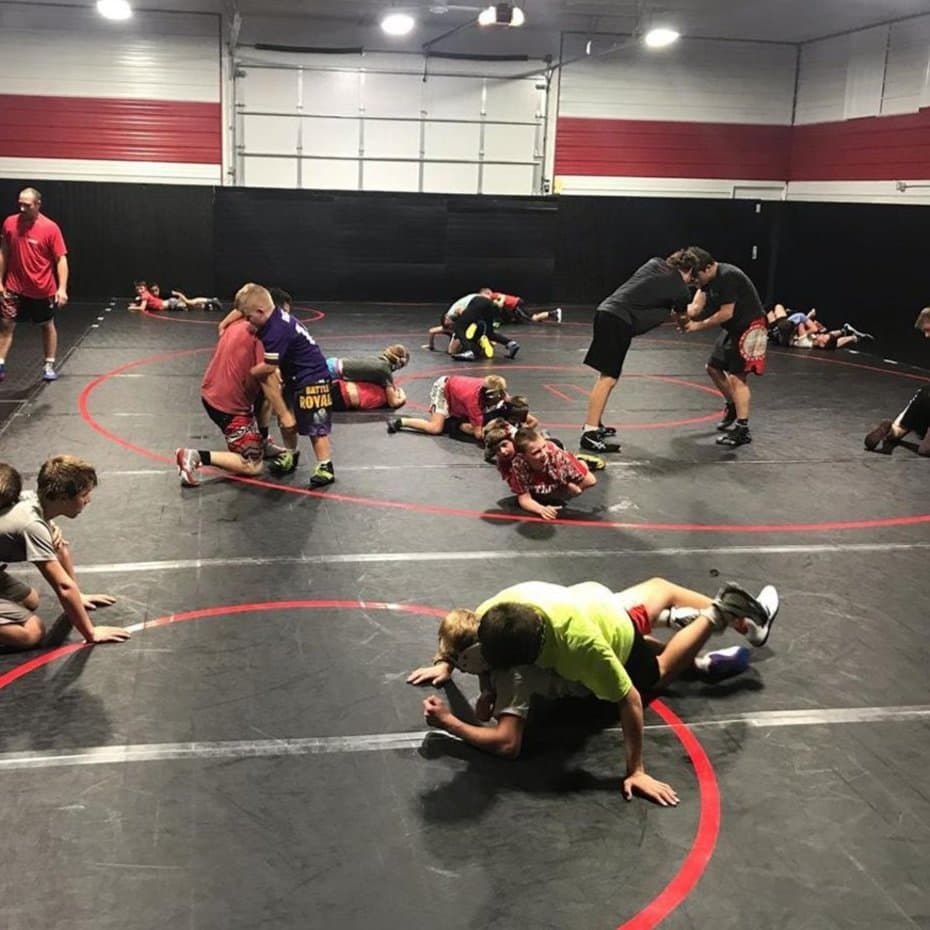 Exterior or interior of Scoring Edge Wrestling Center
