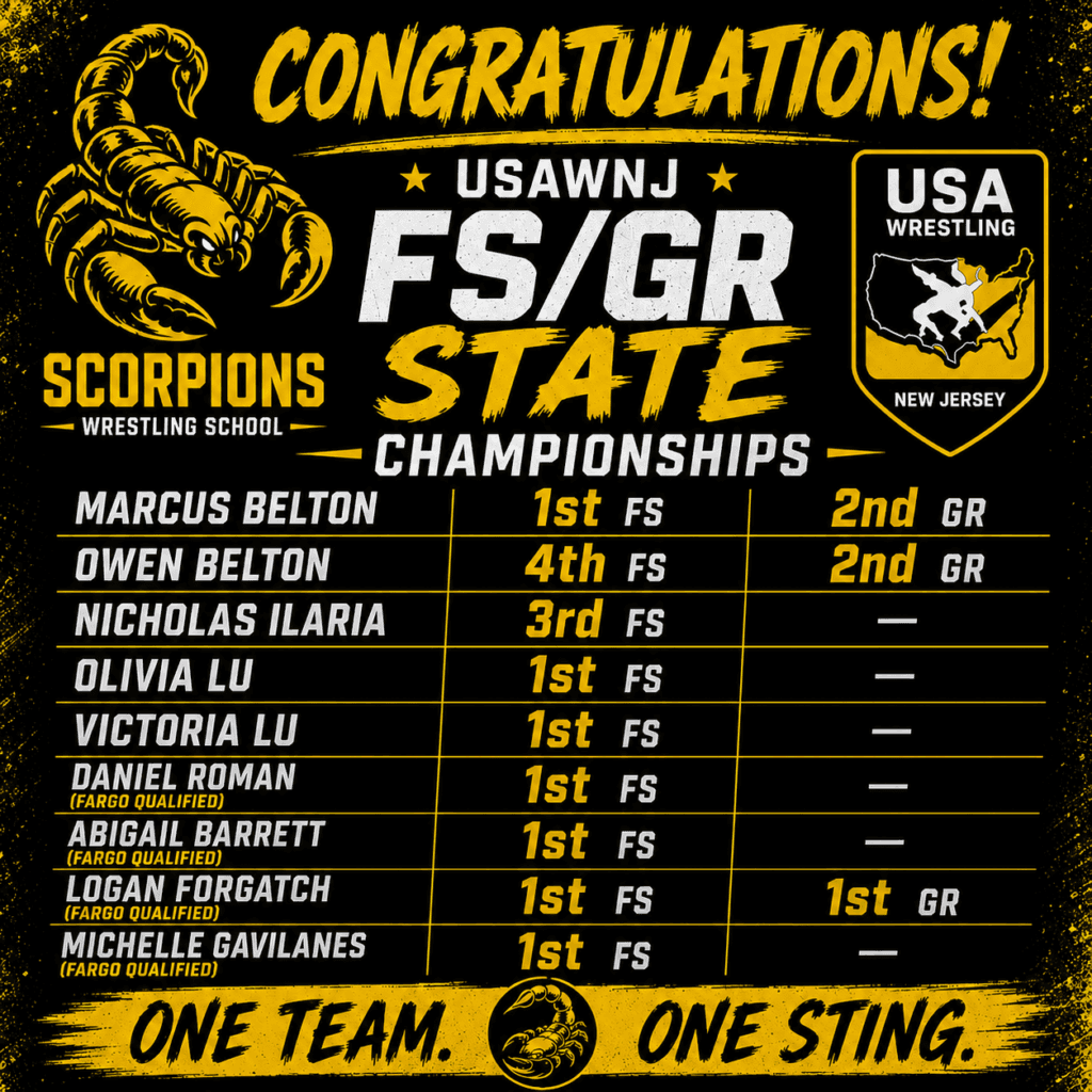 Exterior or interior of Scorpions Wrestling School