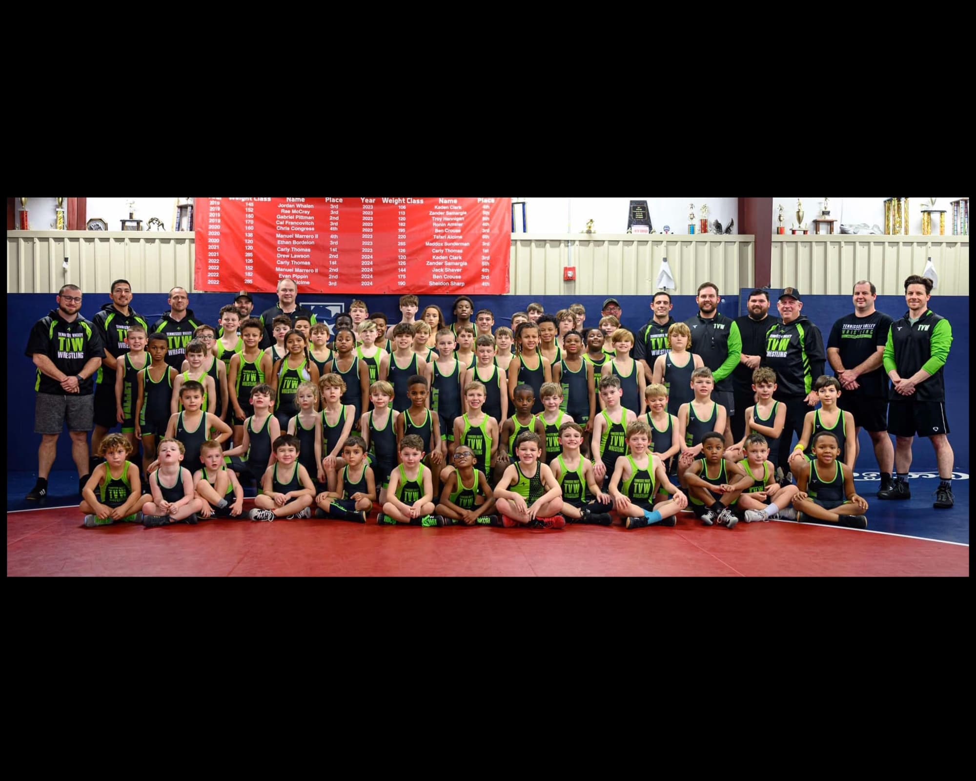 Exterior or interior of Tennessee valley wrestling