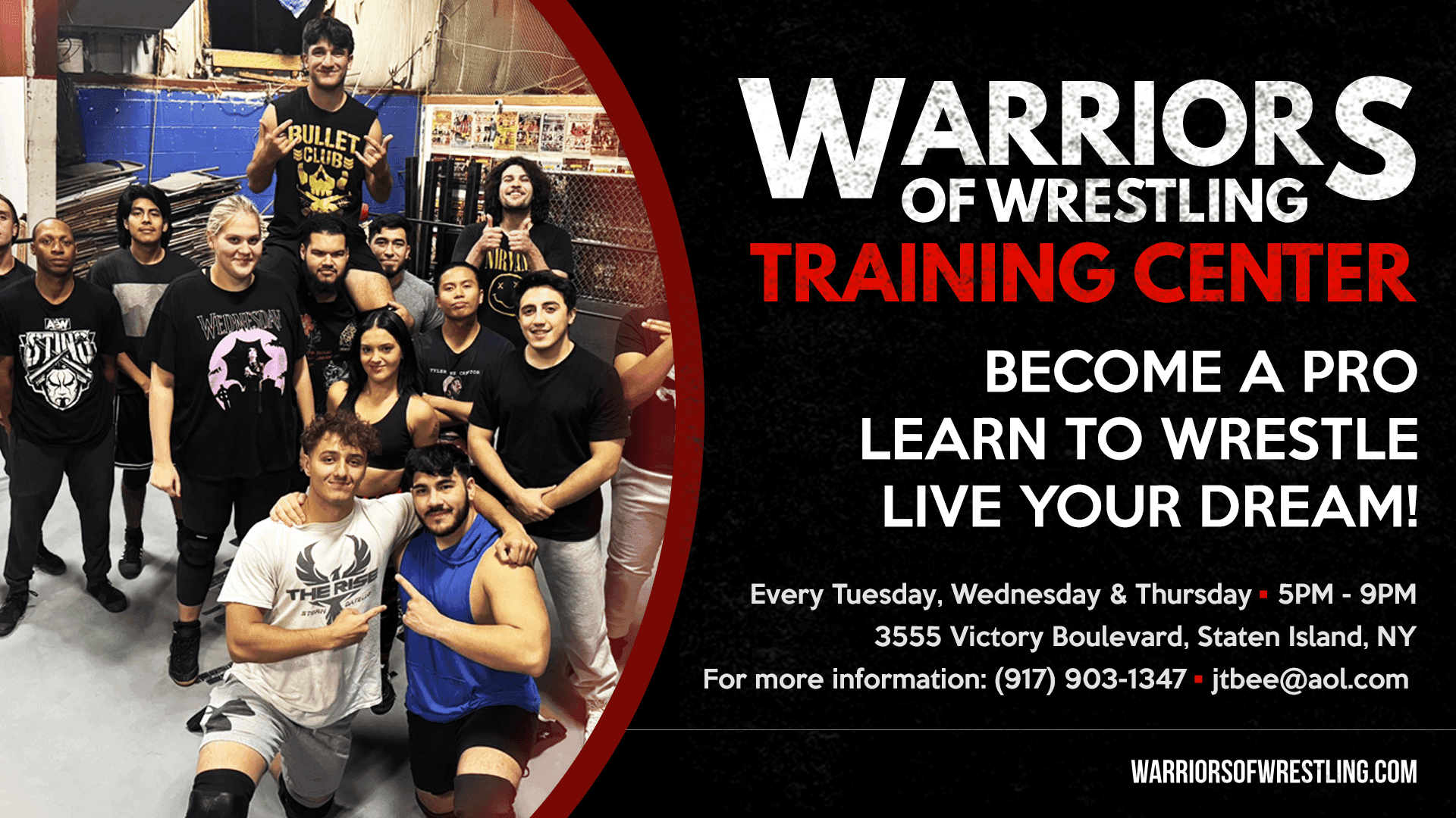 Exterior or interior of Warriors of Wrestling