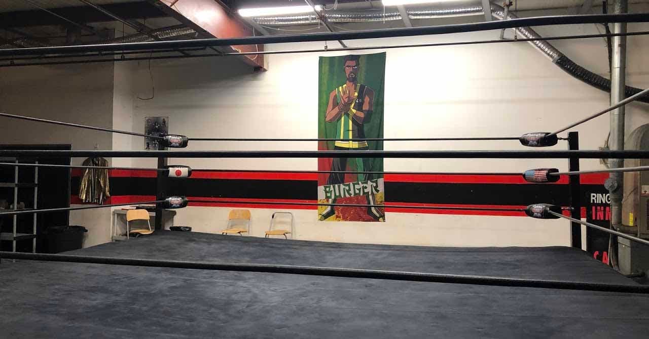Exterior or interior of Worldwide Wrestling Dojo